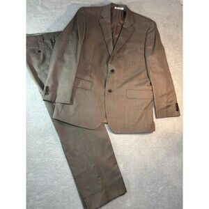 Michael Kors, Macy's Wool Blend mens suit (Pants & Blazer) tan 42 R blazer